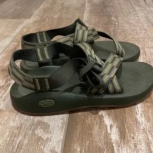 Chaco Z1 Classic Green Adjustable Hiking Sandals Shoes Mens 8 Chaco Z/1 Adjustable Strap Classic Sandal Men Squall Green  main image 2